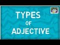 Types of Adjectives | Six Types | Parts of speech