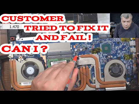 MSI GF65 DEAD Gaming Laptop - Customer tried to fix it and fail, Can i?