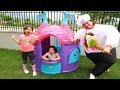 Masal and Elif Öykü Ice Cream Truck Pretend Play with Ice Cream fun kid video