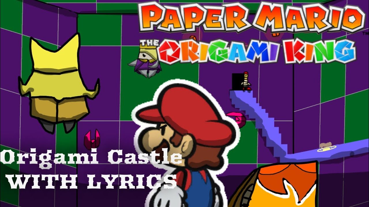 Origami Castle WITH LYRICS Paper Mario The Origami King Cover YouTube