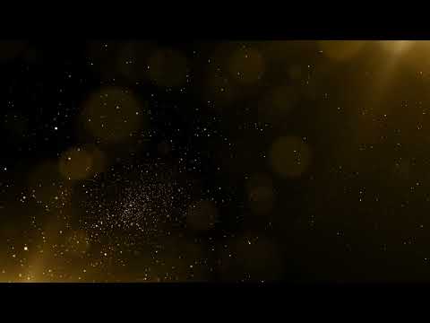 Golden Dust Particles Animation Background | 4K Gold Dust | Copyright Free