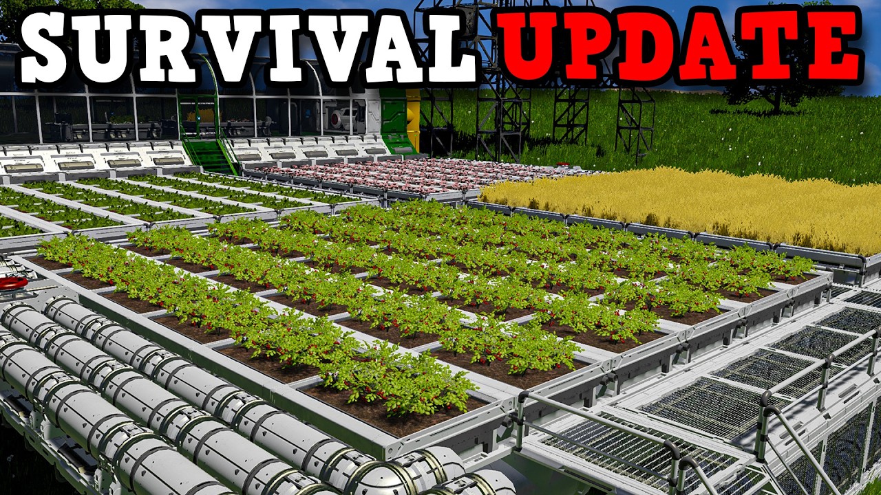 The ULTIMATE GUIDE to Food and Farming in Space Engineers