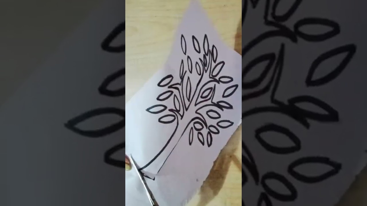 Diy tree stencil, totally free, easy to make with beautiful design