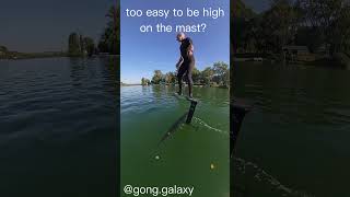 too high. stab makes being high on the mast super easy