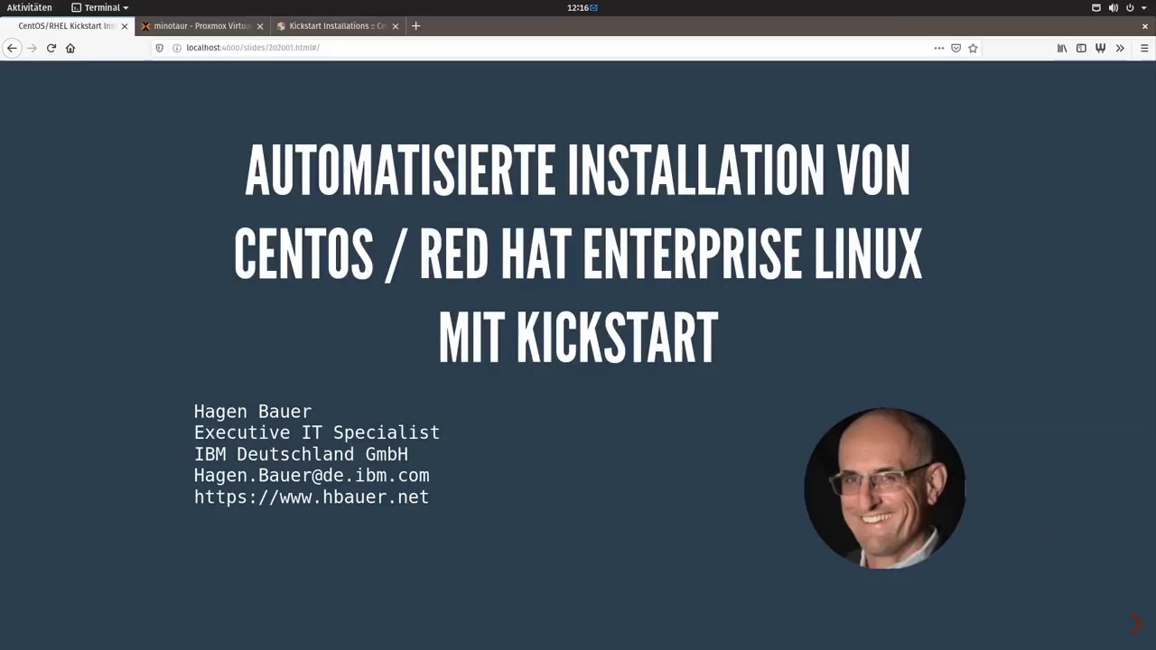 Red Hat Enterprise Linux / CentOS Kickstart Installationen - YouTube