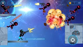 Stickman Space Sniper Android Game screenshot 1