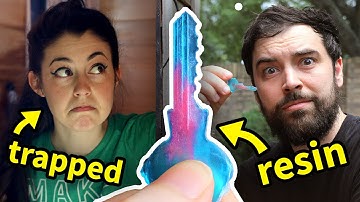 Will this DIY resin key work? (My wife is locked in the shed)