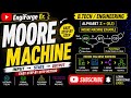 Moore machine|Toc|TOAFL |Theory of computation|Theory of Automata #btech​#engineering #education 