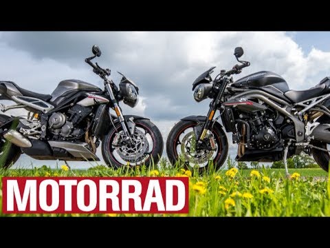 Die Triple Twins: Triumph Street Triple RS vs. Triumph Speed Triple RS