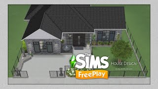 SMALL 2 BEDROOM HOUSE DESIGN | The Sims FreePlay | House Tour | Floor Plans | UniQueSiMS Designs