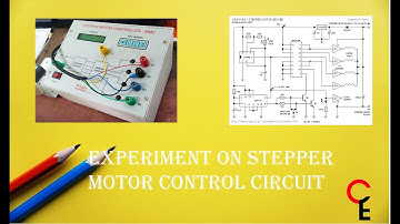 Experiment of stepper motor| english| circuit| experiment