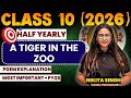 🔥A Tiger in the Zoo 🐅 Poem | Class 10 English | One Shot + PYQs | CBSE 2026 | Nikita Singh