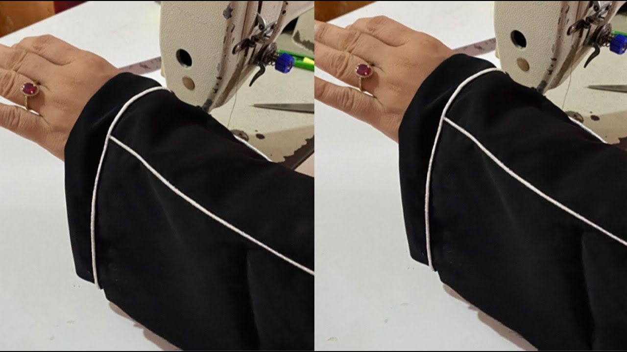 Cutting Pleated Sided Abaya Design main image 1