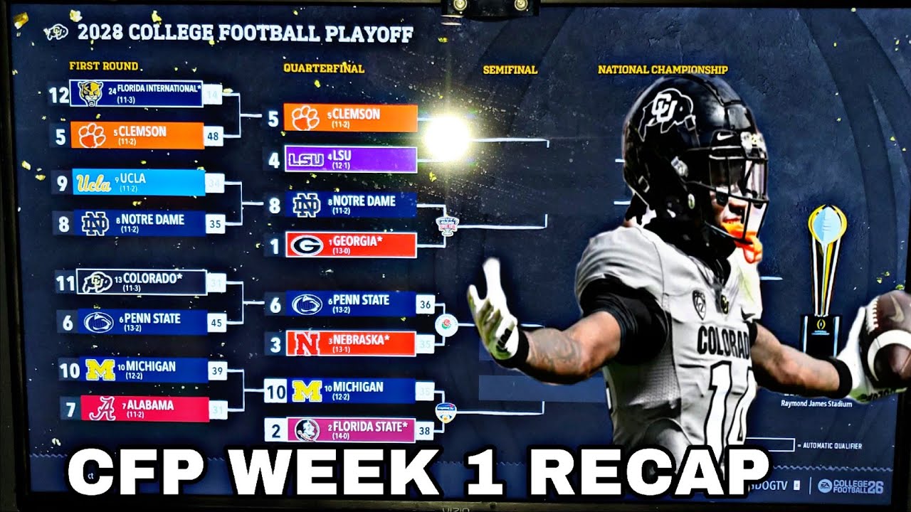 NNCFL CFB Playoffs Week 1 RECAP - YouTube