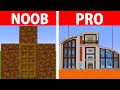 Minecraft NOOB vs PRO: SAFEST SECURITY HOUSE BUILD CHALLENGE