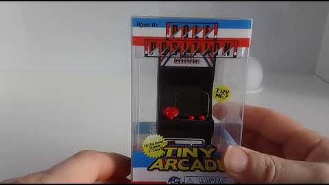 Tiny Arcade Galaxian and Pole Position review.