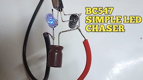 how to make a led chaser without IC | how to make LED chaser using transistor BC547 | Diy electric