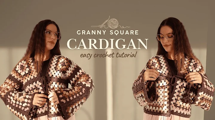Granny Square Cardigan — Crochet Tutorial for Beginners 🧶