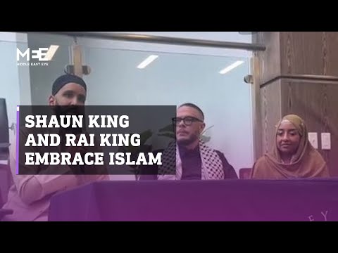 US writer and activist Shaun King has embraced Islam with his wife Rai