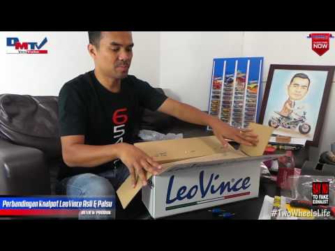 Perbandingan Knalpot LeoVince Cobra Asli & Palsu