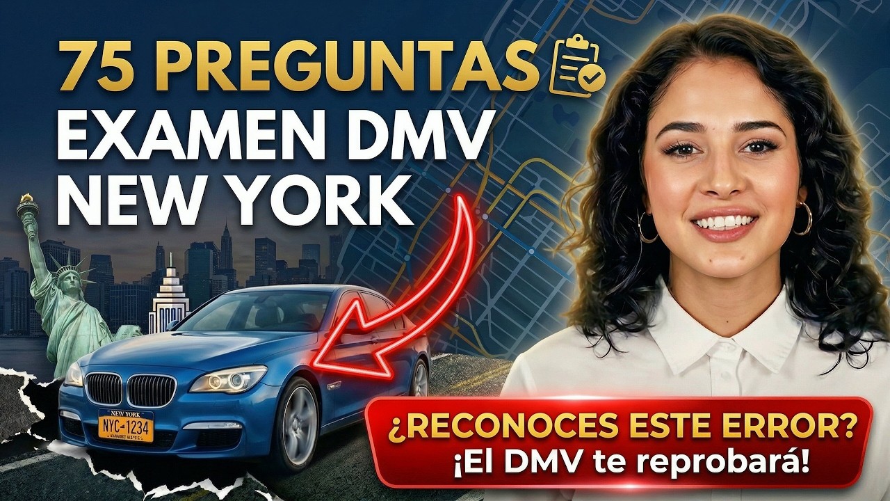 ¿Lo sabes? Preguntas del examen teórico DMV New York que te desafiarán