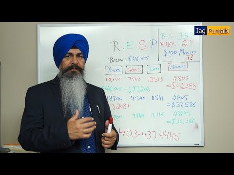 RESP | Registered Education Saving Plan | Canada | Satvinder Singh | In Punjabi