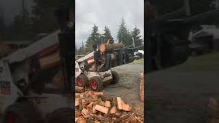 2014 HAHN HFP160 Firewood Processor Skid Steer Attachment