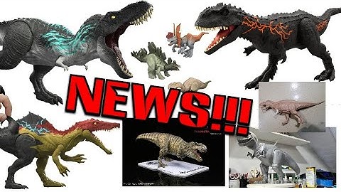 NEWS!!! New Mattel Tyrannosaurus rex! New Dino Reveal figures! & more!!!