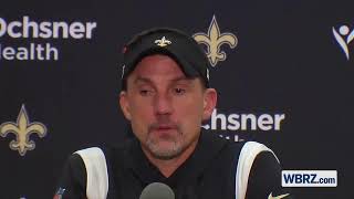 Saints Coach Dennis Allen talks loss against Bengals in Joe Burrow's Superdome homecoming