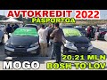 AVTO KREDIT 2022 AKSIYA DAVOM ETADI.BOSH TO'LOV 2.000$  DAN BOSHLANADI BUNAQASI BO'MAGAN!!!