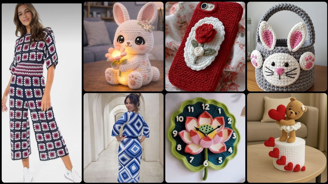 Beautiful and amazing crochet ideas
