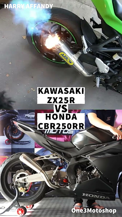 NINJA ZX25R VS CBR250RR | ARROW EXHAUST SOUND #shorts #arrow