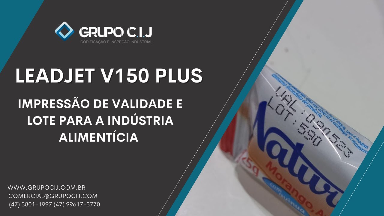 Datador Industrial Inkjet Para Impressão de Validade e Lote Na ...