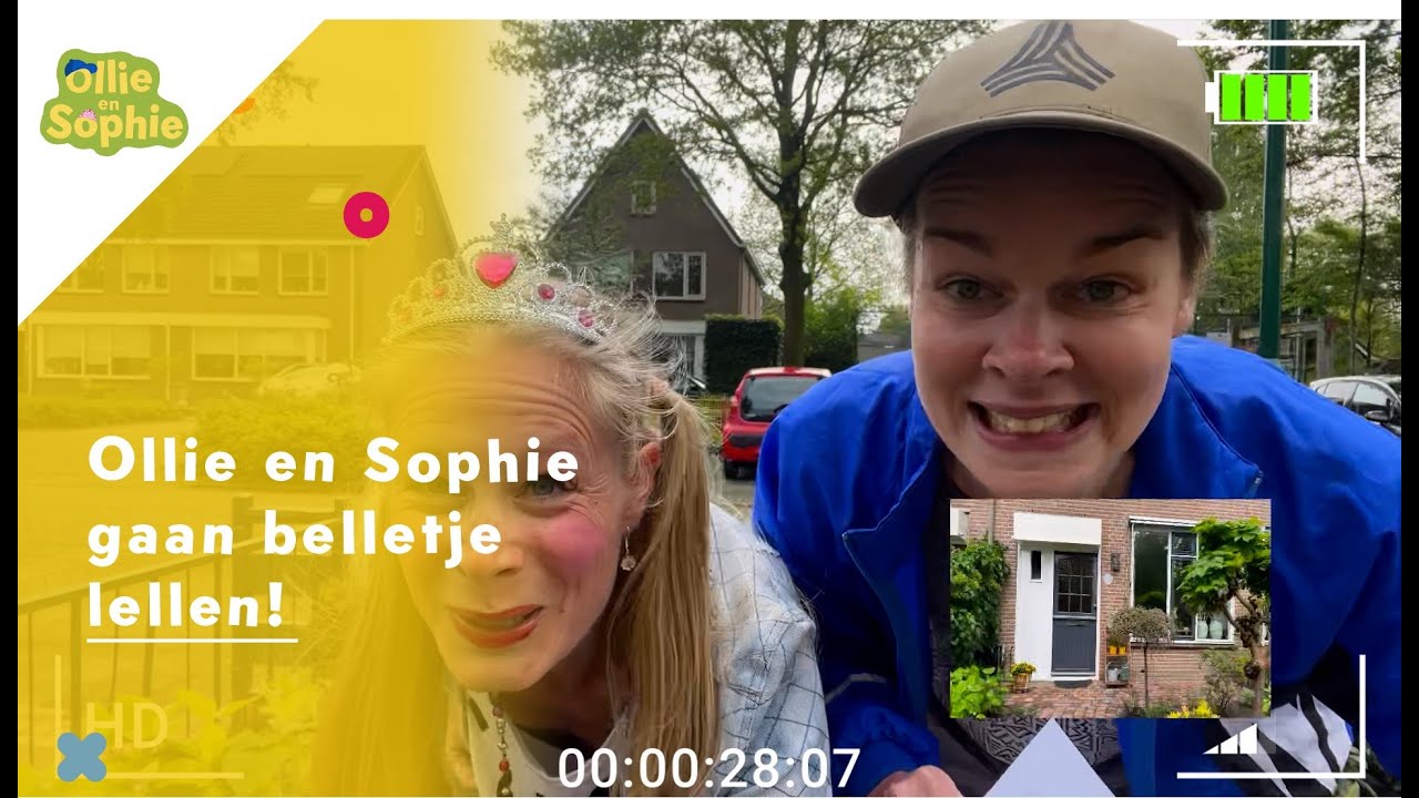 📬 Aan het werk als postbode | Ollie en Sophie gaan belletje lellen🔔