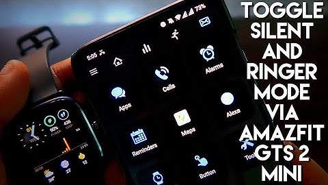 Turn your phone to Silent and Ringer mode via #Amazfit Gts 2 Mini.