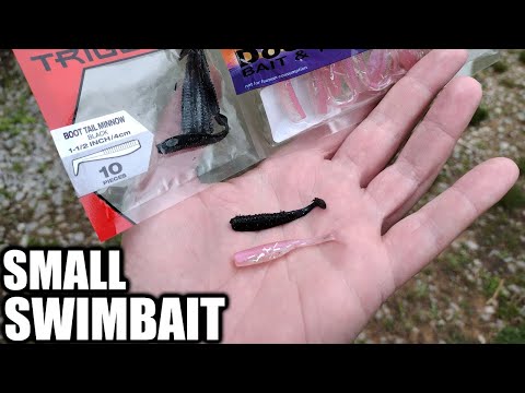 How to Fish with Small Swimbaits for Bass and Bluegill (Easy Way) 