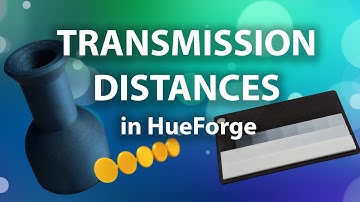 Filament Transmission Distances in HueForge // 3D Printing Tutorial