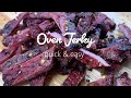 QUICK AND EASY OVEN JERKY | Smoked &amp; Cured/ Misty Gully