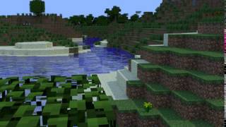 minecraft blender grass and leaves wave test