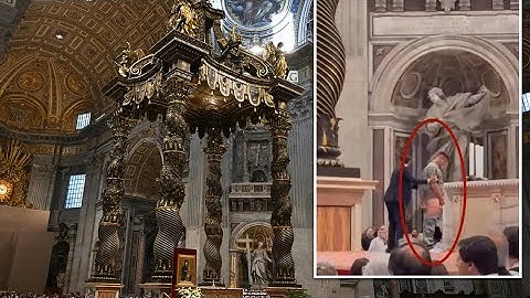 #shocking Desecration at St. Peter