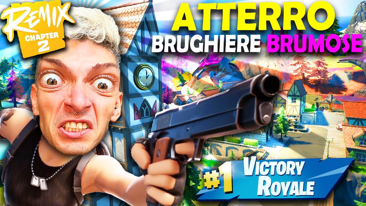 ATTERRO A BRUGHIERE BRUMOSE SU FORTNITE FINCHÈ NON VINCO UNA PARTITA !!