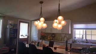Design dilemma: I need help with mid-century modern overhead lighting