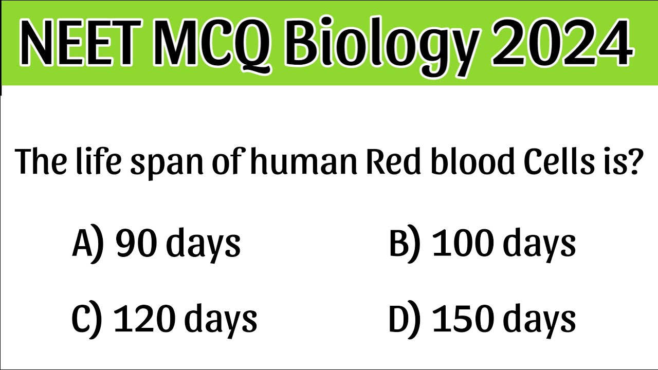 Biology MCQ For Neet | NEET MCQ Biology | Neet 2024 | Neet exam | Neet ...