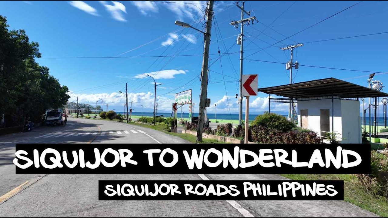 Siquijor roads | From Suquijor town to Wonderland | Philippines