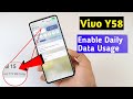 Vivo Y58 Daily Data Usage Setting | Vivo Y58 kitna Net laga Hai Kaise dekhe