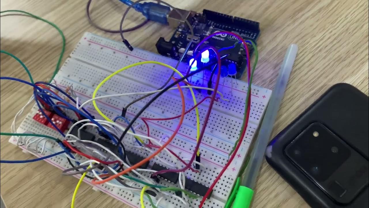 4 bit binary calculator - YouTube