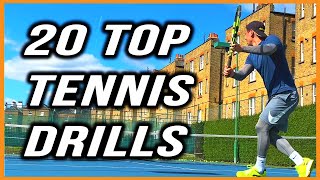 High Performance Tennis Drills 2020 | High Intensity Training | A Must for Advanced Players!