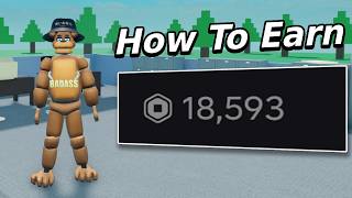 How To Earn TONS of ROBUX in Stonks screenshot 1