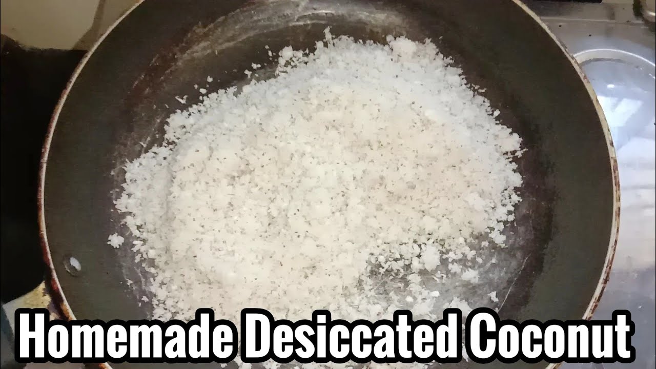 Coconut powder Desiccated Coconut How to make Desiccated coconut at