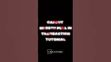 Smooth Pull In Transition Tutorial 🔥 | CapCut Editing Like Pro #CapCut #viralshorts